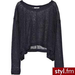 Acne Ray cropped linen sweater - Polyvore. Pobrano ze strony: http://www.polyvore.com/acne_ray_cropped_linen_sweater/thing?id=31402527 - Pozostałe Ciuchy Moda
