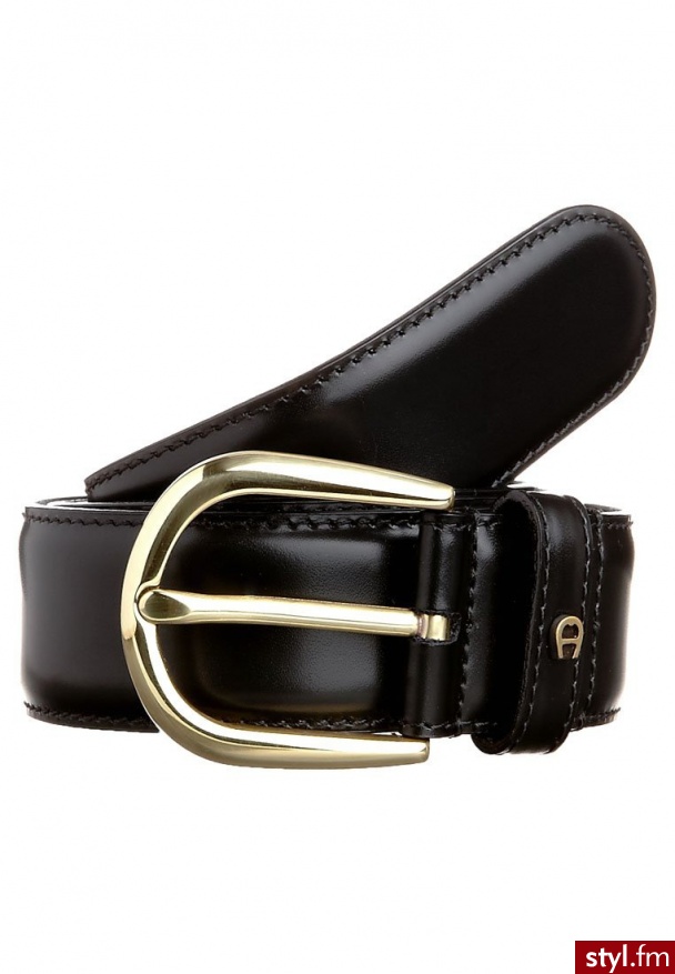 Aigner Paski czarny - Paski Dodatki Moda