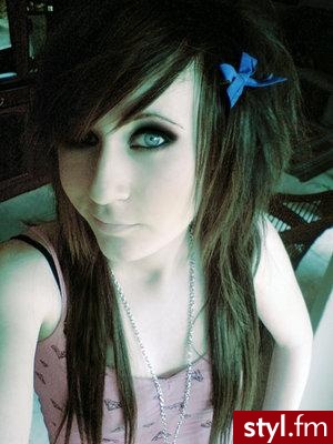EMO Alternatywne Średnie Fryzury