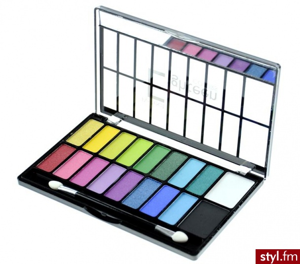 NICKA K Perfect Eighteen Colors Paleta cieni do powiek - Dzienne Makijaże