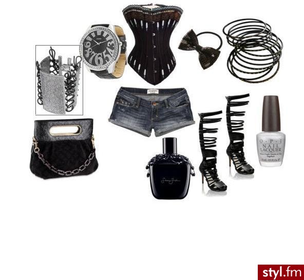 Torebka- louis vuitton 
Spodenki - abercrombie& fitch
perfum -sean john women's
gladiatorki - asos - Styler
