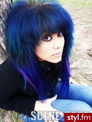 EMO Alternatywne Średnie Fryzury
