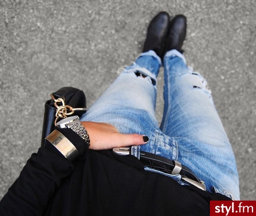 Jeansy Spodnie Moda