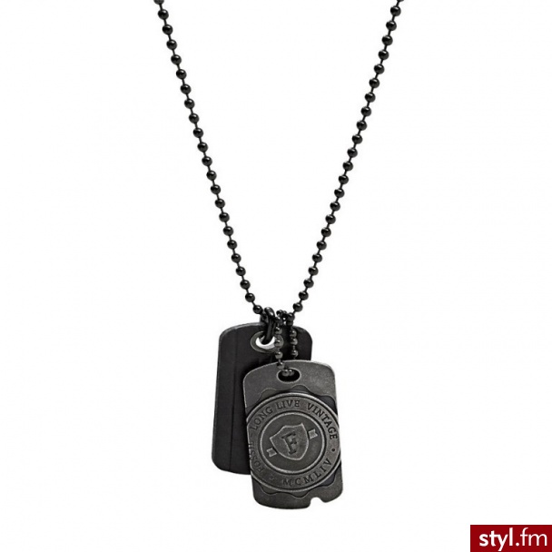 Naszyjnik męski Fossil  JF00149797 - Naszyjniki Biżuteria Moda