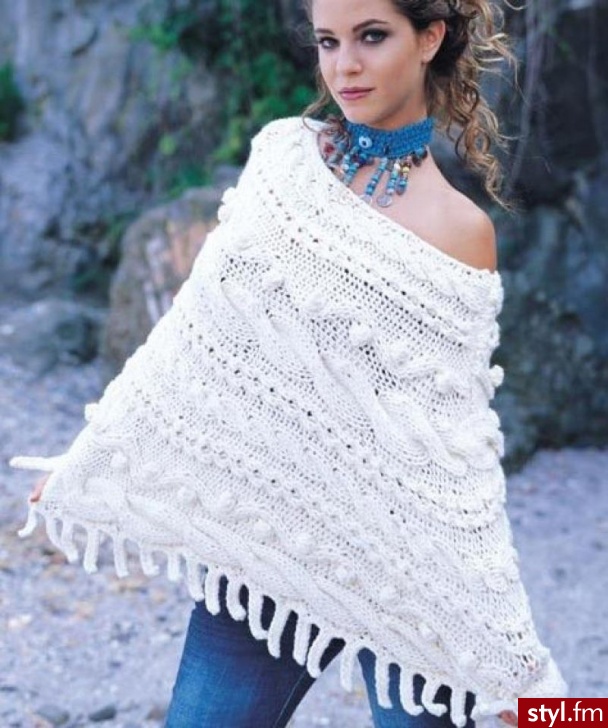 Poncza Okrycia Moda