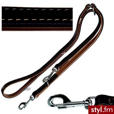 Hunter regulowana smycz Canadian - Dł. x szer.: 200 x 2 cm - Psy Zwierzaki