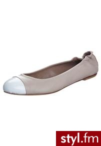 lilimill Baleriny beżowy - Balerinki Buty Moda