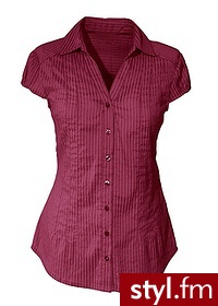 Bonprix Bluzka jeżynowy 910963_3478 - Koszule Ciuchy Moda