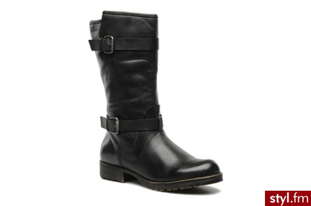 Tamaris PÓŁBUTY I BOTKI JOHNINA BY TAMARIS (Czarny) - Botki Buty Moda