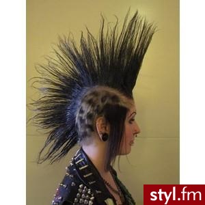 Punk Rock Alternatywne Średnie Fryzury
