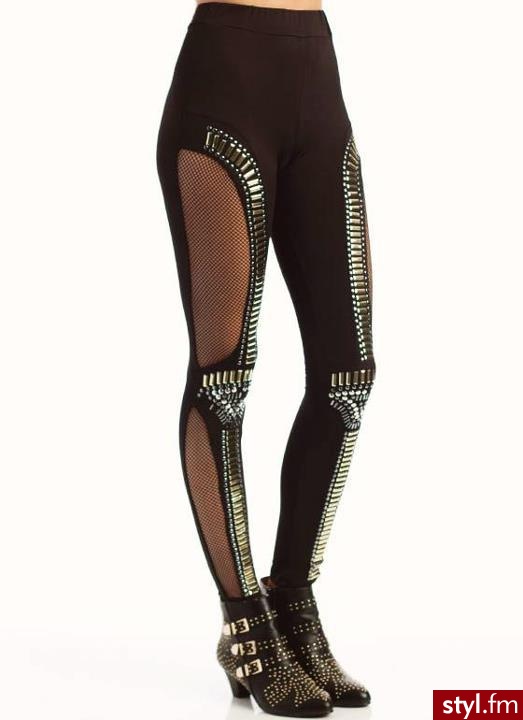 Leginsy Spodnie Moda