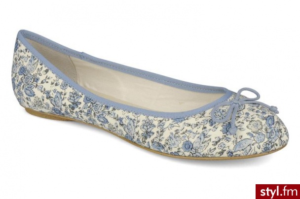 Georgia Rose BALERINKI FAKITA BY GEORGIA ROSE (Niebieski) - Balerinki Buty Moda