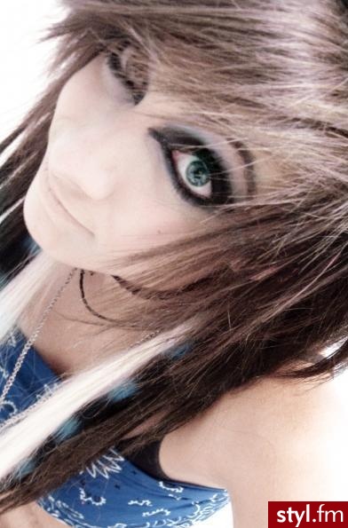 EMO Alternatywne Średnie Fryzury