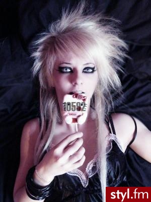 EMO Alternatywne Średnie Fryzury