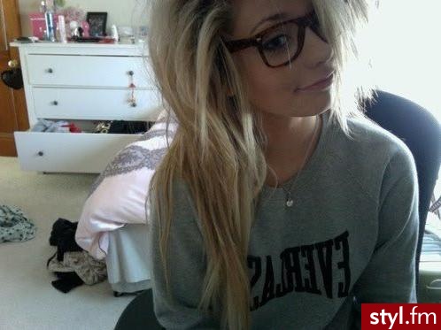 Blond Rozpuszczone Proste Na co dzień Długie Fryzury