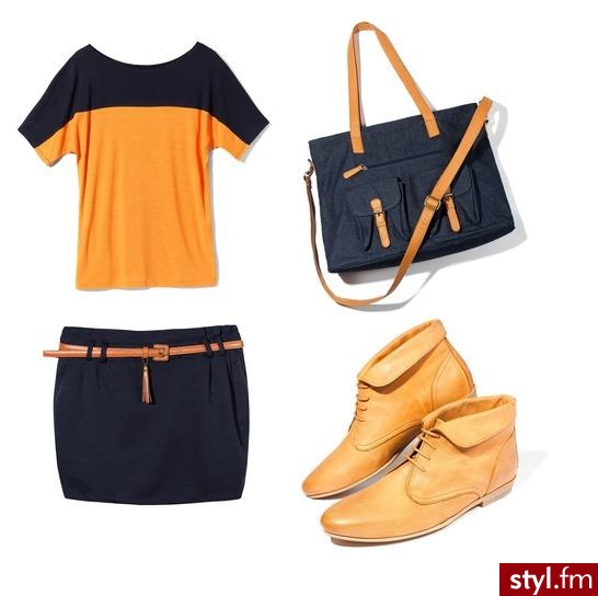 orange and blue. stylizacja reserved - Styler