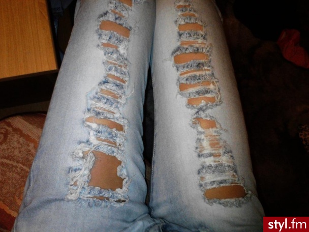 ;) - Jeansy Spodnie Moda