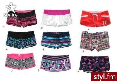 kolorowe spodenki firm volcom, fox, roxy, billabong, ae, hurley
mi się NIE podoba numer 3,6,9 - Pozostałe Ciuchy Moda