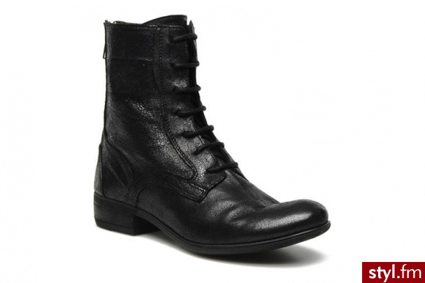 Khrio PÓŁBUTY I BOTKI EMANUELA BY KHRIO (Czarny) - Botki Buty Moda