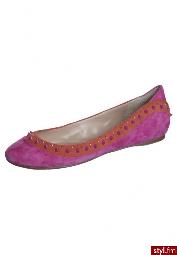 Belle by Sigerson Morrison BM ALEXIS Baleriny różowy - Balerinki Buty Moda