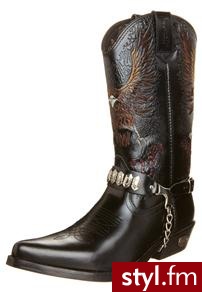 Kentuckys Western Kowbojki i Buty motocyklowe czarny - Pozostałe Buty Moda
