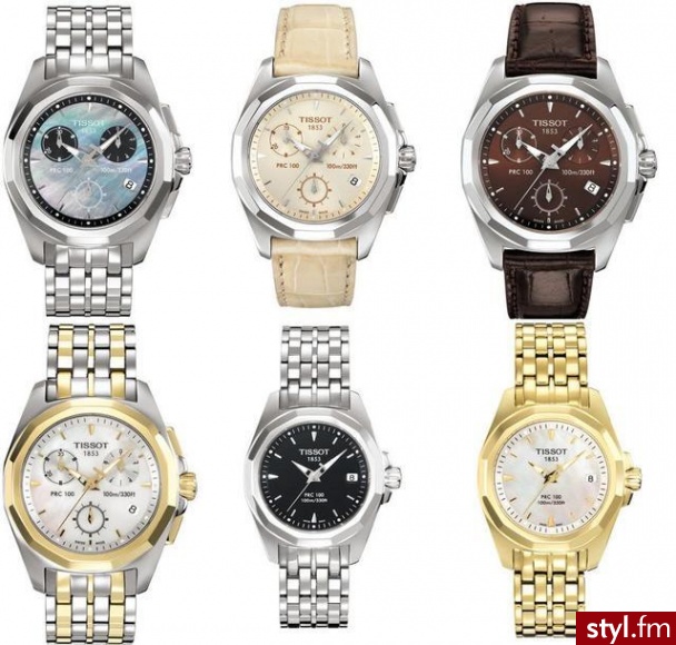 Nowe "świąteczne" modele zegarków Tissot z linii PRC 100 charakteryzują się niebywałą precyzją wykonania. Eleganckie i sportowe w charakterze zegarki mają dwunastokątny pierścień wykonany ze stali szlachetnej. Osadzone są na skórzanych paskach w - Pozostałe Dodatki Moda