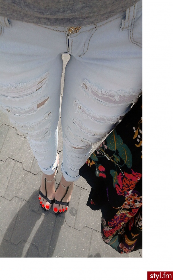 Jeansy Spodnie Moda