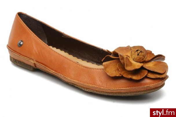 Neosens BALERINKI PARDINA 640 BY (Pomarańczowy) - Balerinki Buty Moda