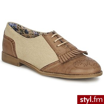 Moony Mood DERBY VINEME BEŻ / ECRU - Pozostałe Buty Moda