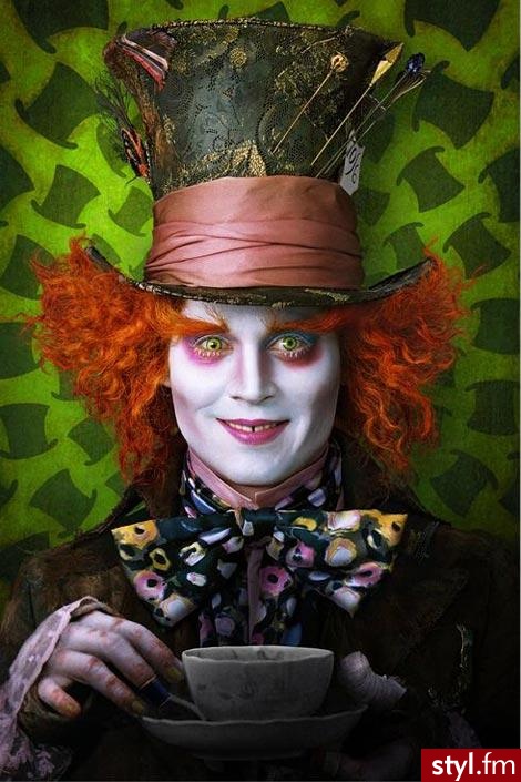 Johny Depp w stylizacji Tima Burtona - Makijaże