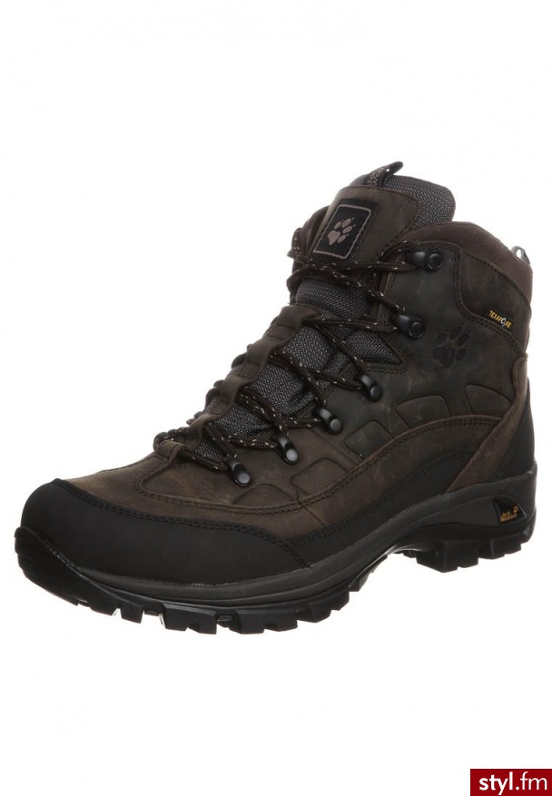 Jack Wolfskin SOLID TRAIL TEXAPORE Trzewiki trekkingowe brązowy - Kozaki Buty Moda