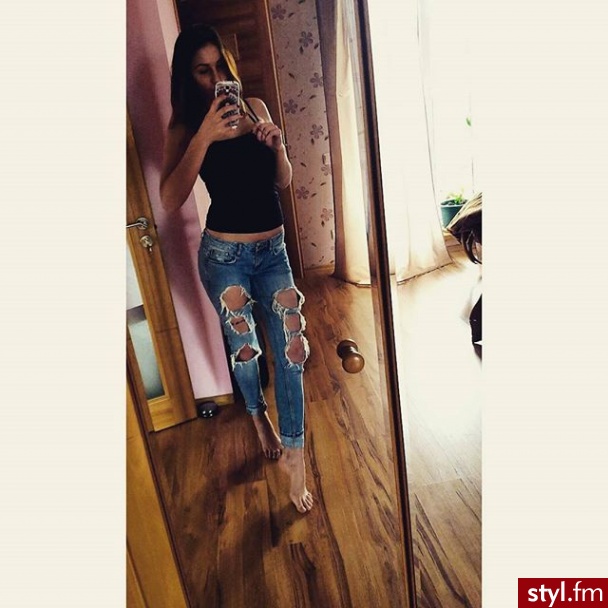 Jeansy Spodnie Moda