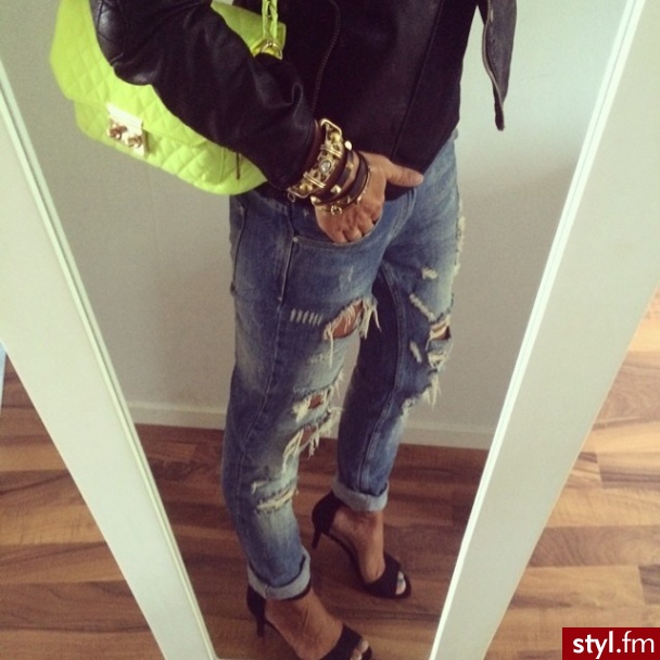Jeansy Spodnie Moda