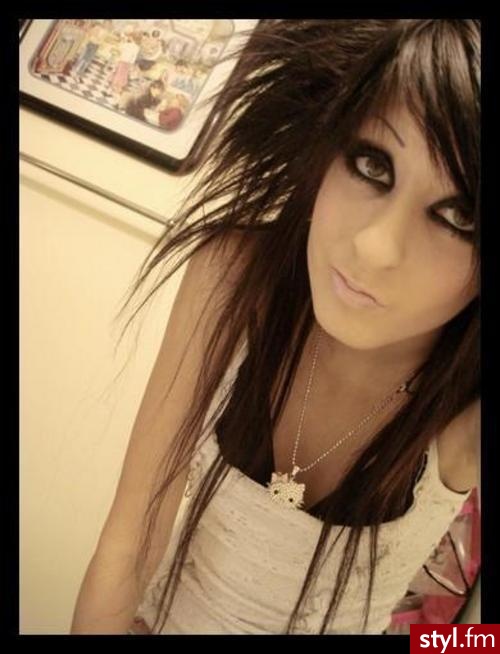 EMO Alternatywne Średnie Fryzury
