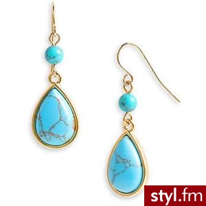 Lauren by Ralph Lauren 'Nassau' Small Drop Earrings - Polyvore. Pobrano ze strony: http://www.polyvore.com/lauren_ralph_nassau_small_drop/thing?id=28091593 - Pozostałe Dodatki Moda