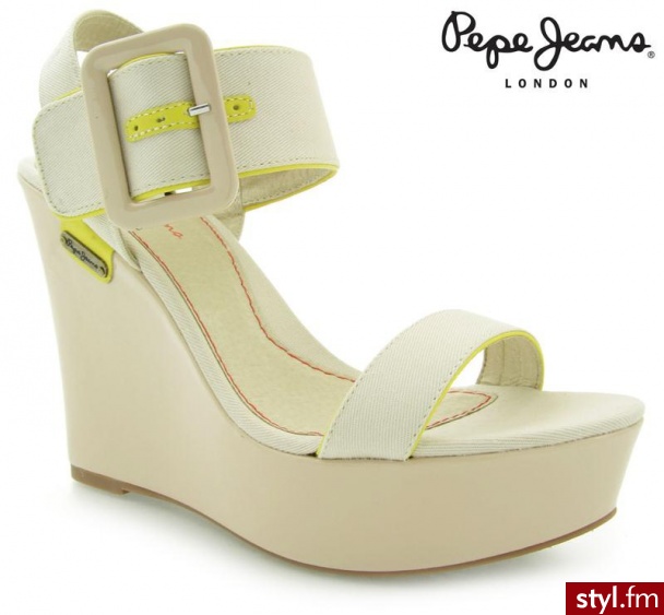 Pepe Jeans CORAL LT NUDE FABRIC - Koturny Buty Moda