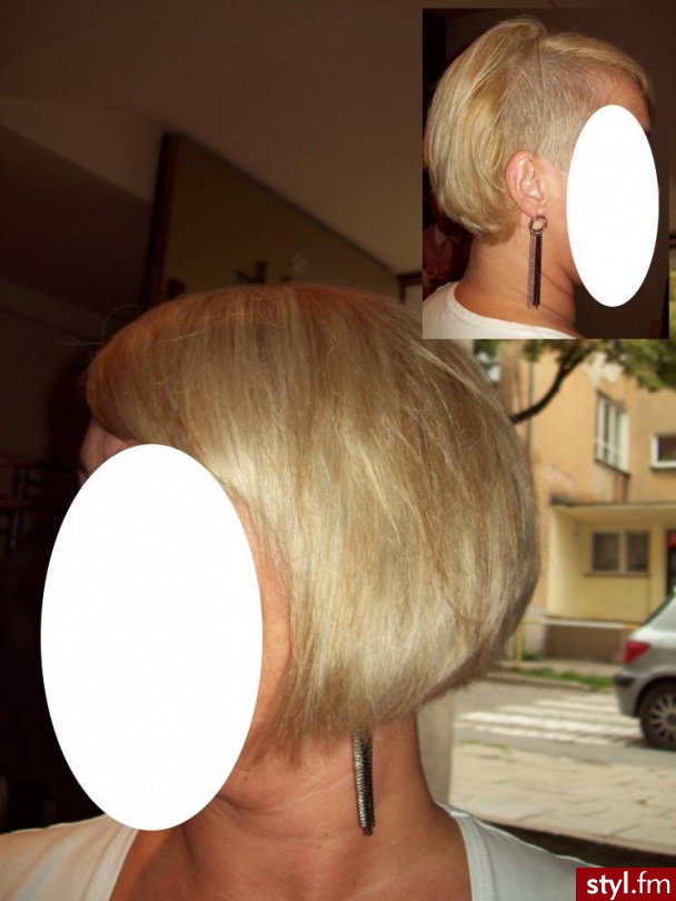 Blond Rozpuszczone Proste Na co dzień Krótkie Fryzury