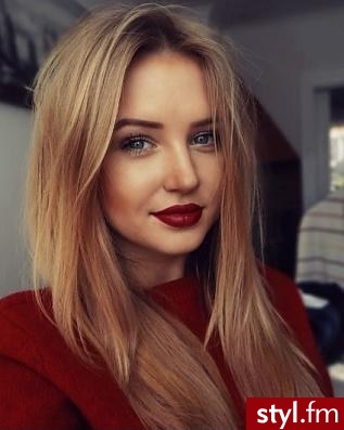 Blond Rozpuszczone Proste Na co dzień Długie Fryzury