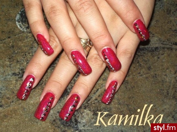 Autor: onaaa czerwone. Autor: <b>onaaa</b><br /> - Paznokcie