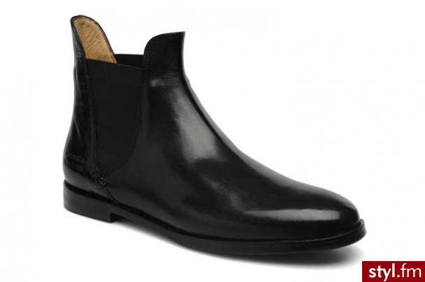 ''Melvin &amp; Hamilton PÓŁBUTY I BOTKI SUSAN 2 BY MELVIN &AMP; HAMILTON (Czarny)'' - Botki Buty Moda