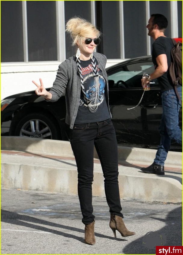 Drew Barrymore - Moda uliczna Inne Moda
