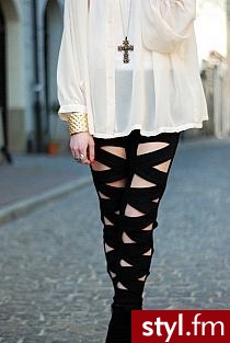 Leginsy Spodnie Moda