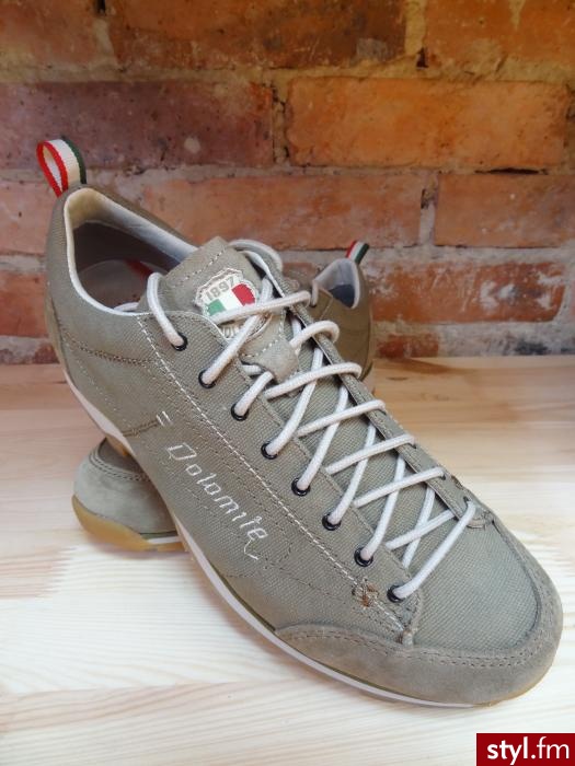Dolomite CINQUANTAQUATTRO LOW CANVAS olive cord Odcienie beżu i brązu Trekkingowe - Pozostałe Buty Moda