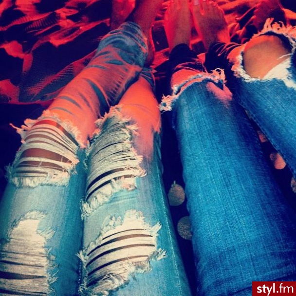 Jeansy Spodnie Moda