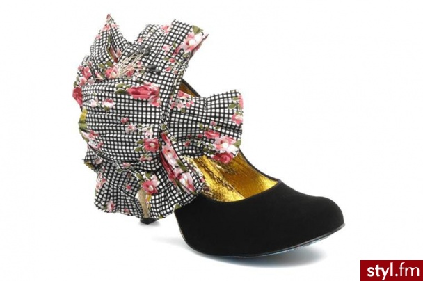 Irregular Choice CZÓŁENKA BURGER N FRIES BY IRREGULAR CHOICE (Czarny) - Czółenka Buty Moda