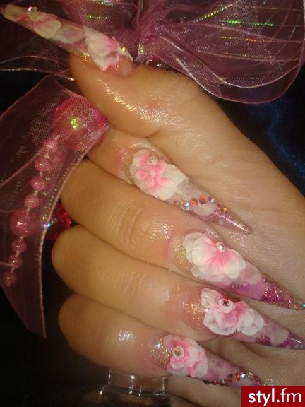 nie moje wykonanie....zdjęcie znalezione w necie - Paznokcie