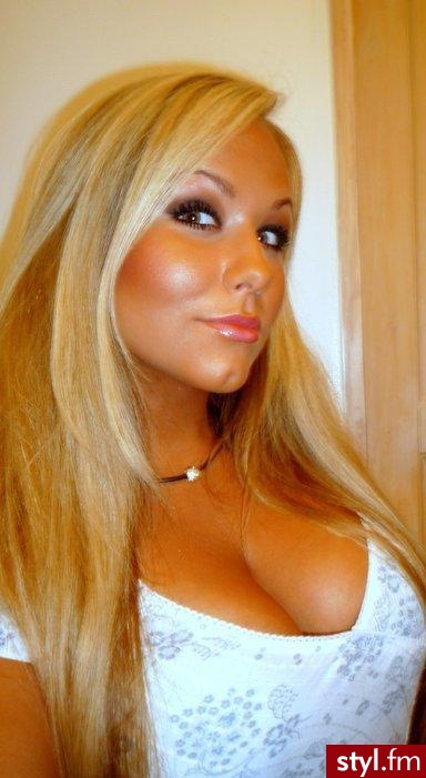 Blond Rozpuszczone Proste Na co dzień Długie Fryzury