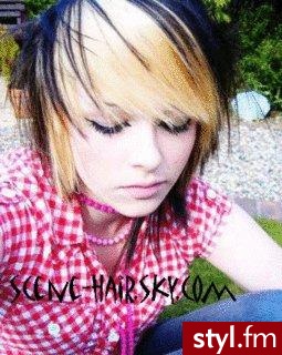 EMO Alternatywne Średnie Fryzury