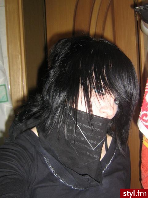 EMO Alternatywne Średnie Fryzury