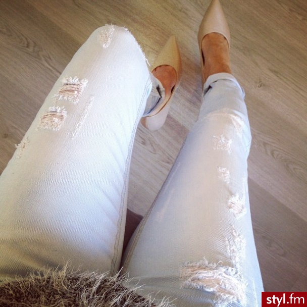 Jeansy Spodnie Moda